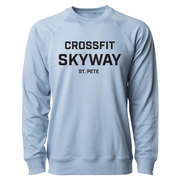 Mens 2X-Large MISTY_BLUE CrewNeck
