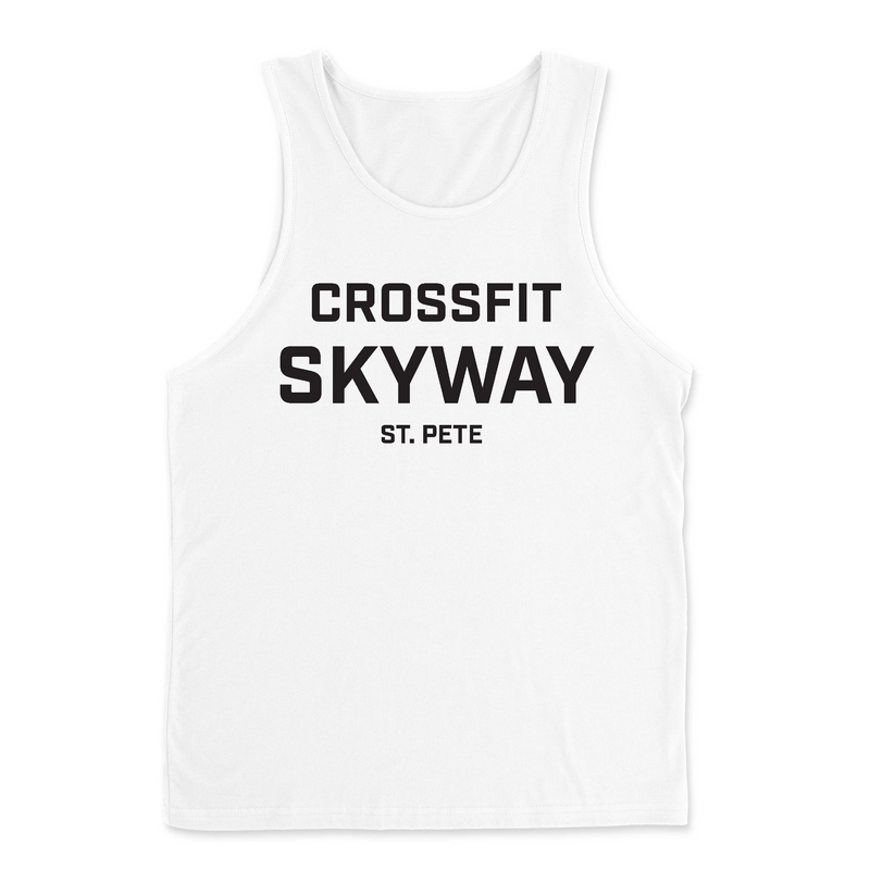 Mens 2X-Large WHITE Tank Top
