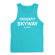 Mens 2X-Large TAHITI_BLUE Tank Top