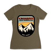 Womens 2X-Large MILITARY_GREEN T-Shirt