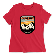 Womens 2X-Large RED Relaxed Jersey T-Shirt