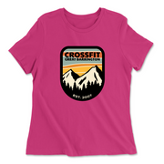 Womens 2X-Large BERRY Relaxed Jersey T-Shirt