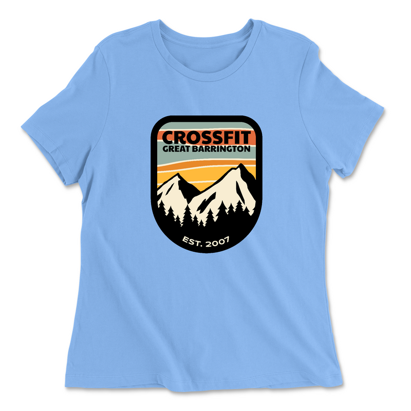 Womens 2X-Large CAROLINA_BLUE Relaxed Jersey T-Shirt