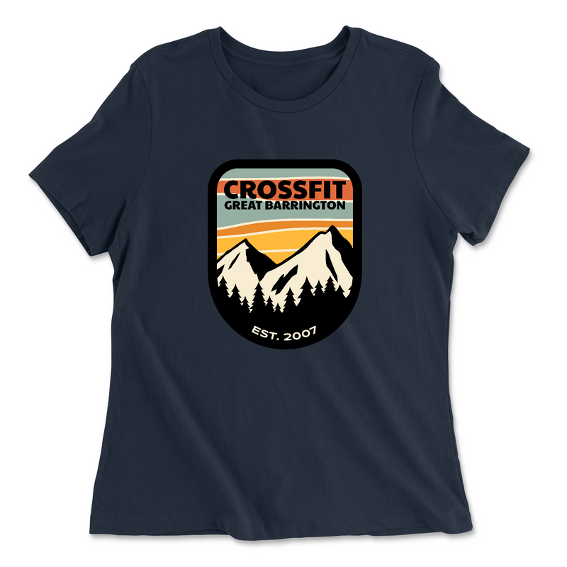 Womens 2X-Large NAVY Relaxed Jersey T-Shirt