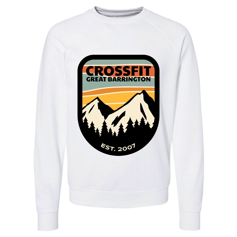 Mens 2X-Large WHITE CrewNeck