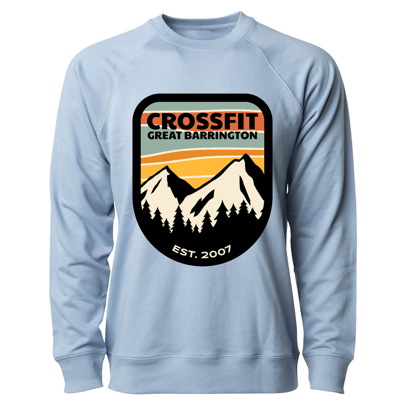 Mens 2X-Large MISTY_BLUE CrewNeck