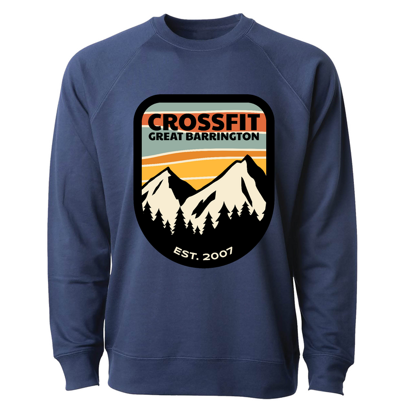 Mens 2X-Large INDIGO CrewNeck