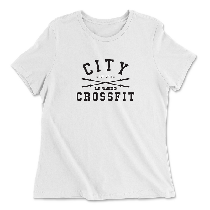 The City CrossFit Athletic Womens - Relaxed Jersey T-Shirt
