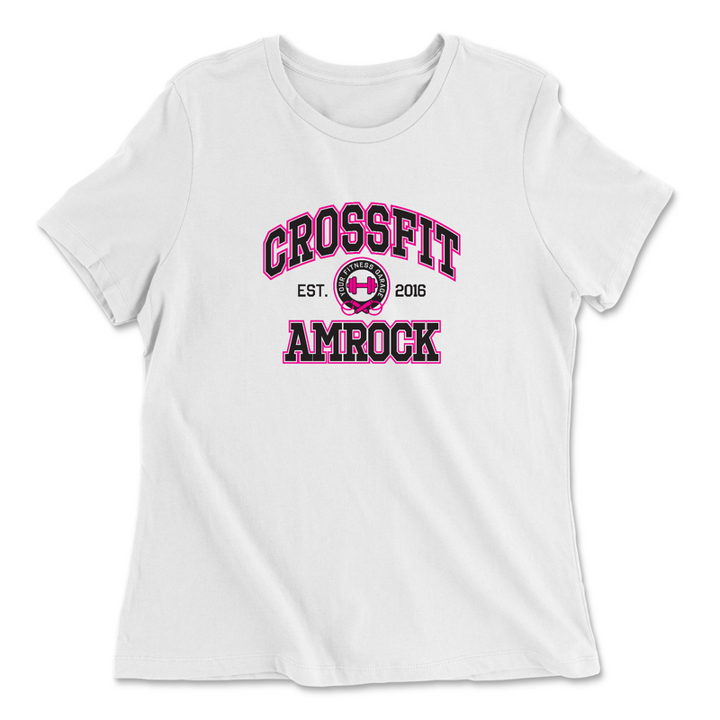 Womens 2X-Large WHITE Relaxed Jersey T-Shirt
