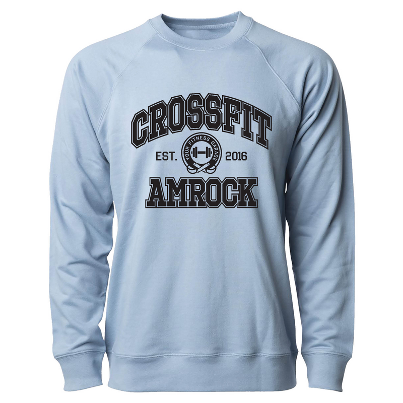 Mens 2X-Large MISTY_BLUE CrewNeck