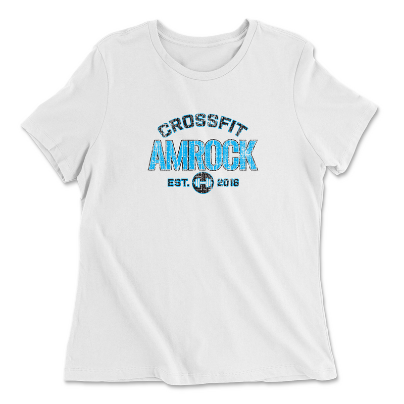 Womens 2X-Large WHITE Relaxed Jersey T-Shirt