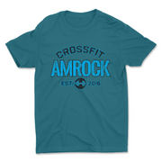 Unisex 2X-Large TEAL Cotton T-Shirt