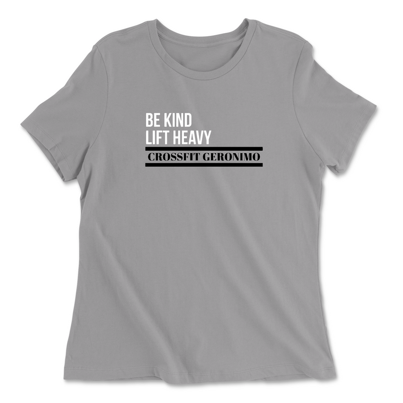 CrossFit Geronimo BE KIND LIFT HEAVY Womens - Relaxed Jersey T-Shirt