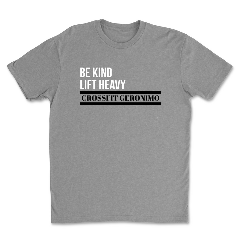 CrossFit Geronimo BE KIND LIFT HEAVY Mens - T-Shirt
