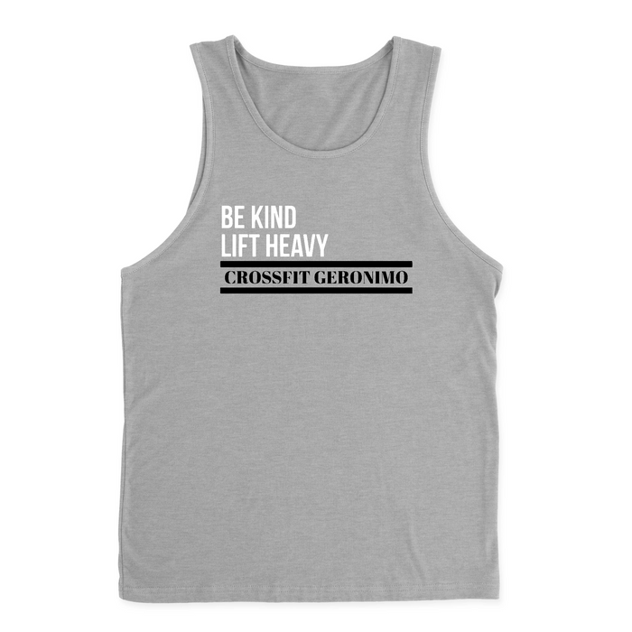 CrossFit Geronimo BE KIND LIFT HEAVY Mens - Tank Top