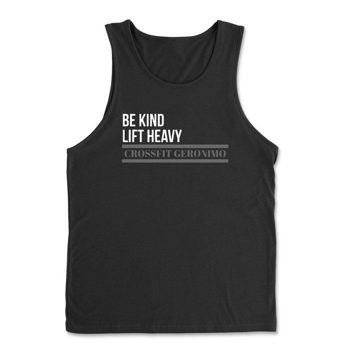 CrossFit Geronimo BE KIND LIFT HEAVY Mens - Tank Top