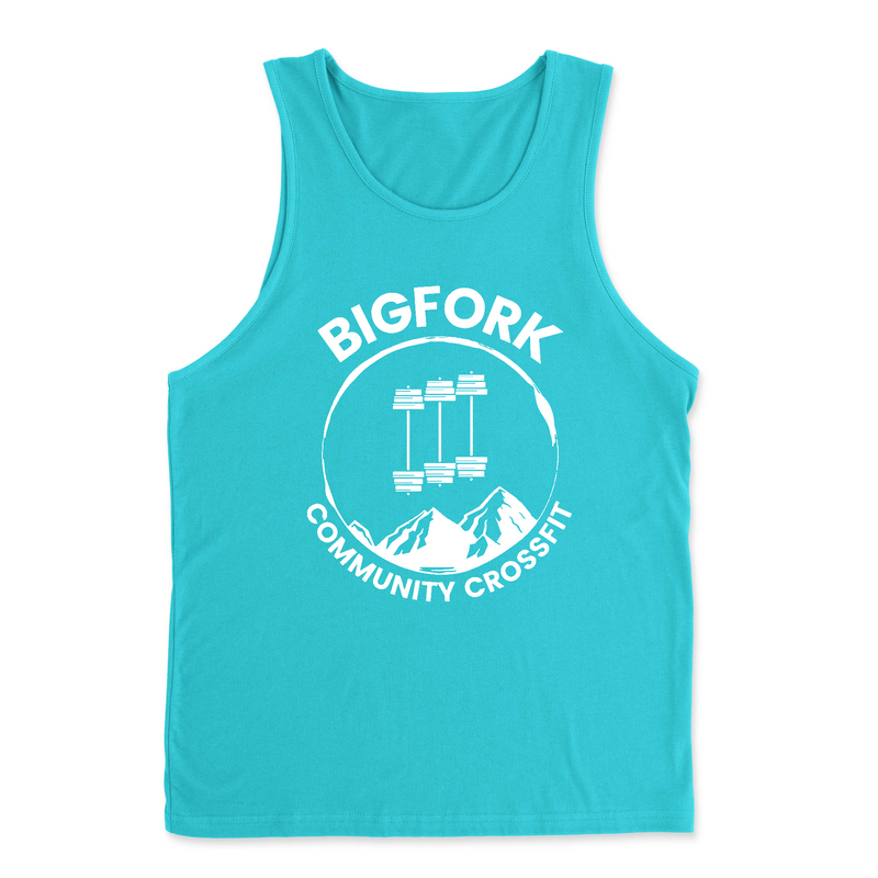 Mens 2X-Large TAHITI_BLUE Tank Top