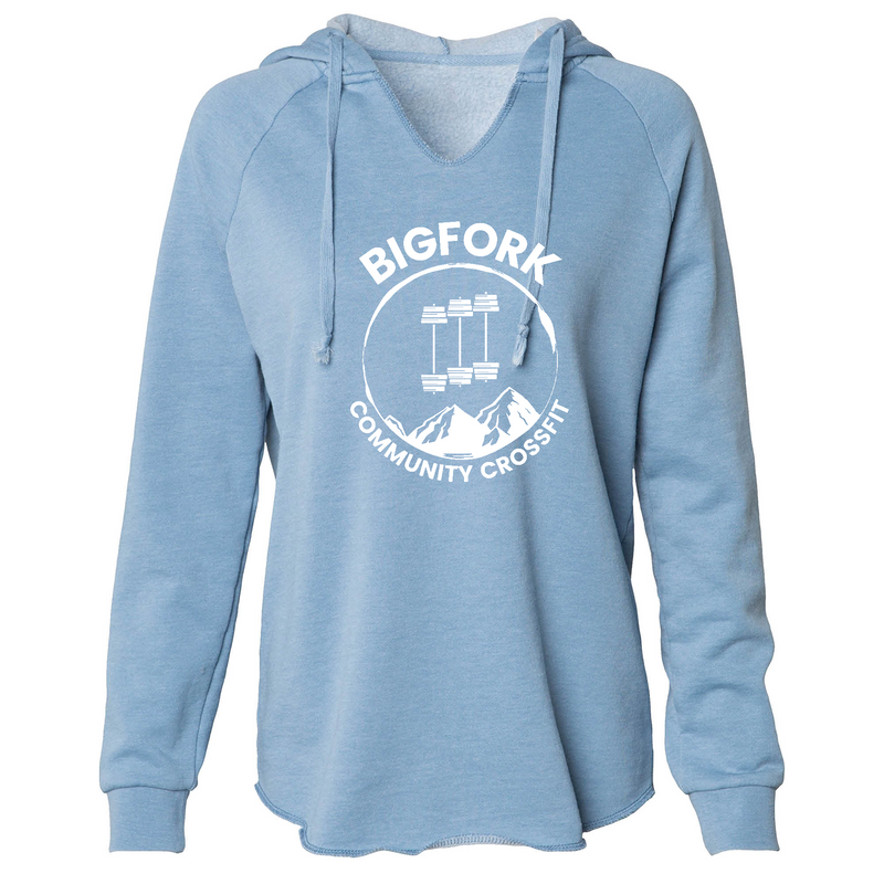 Womens 2X-Large MISTY_BLUE Hoodie