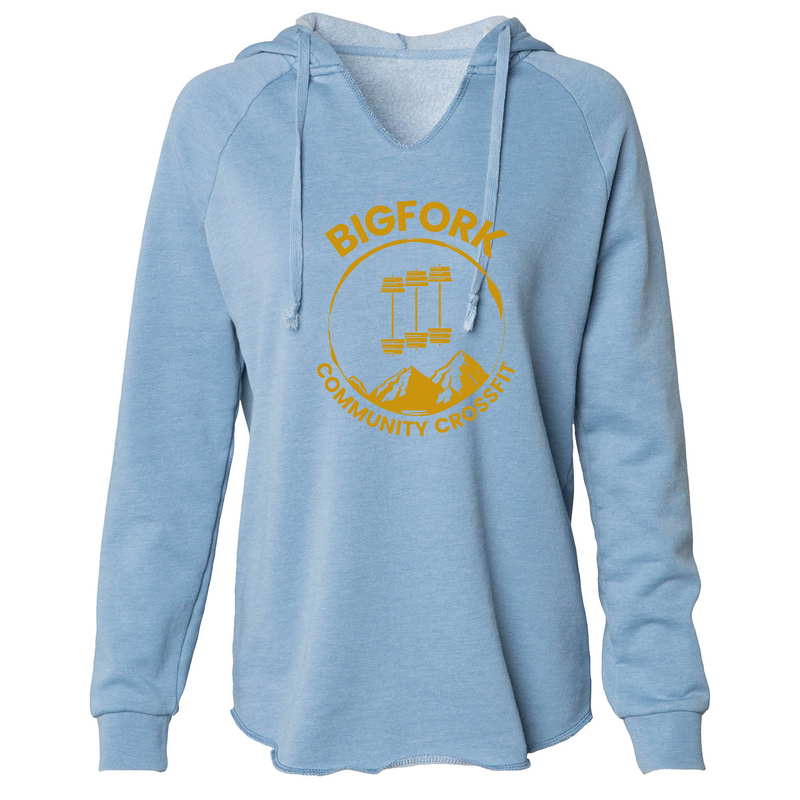 Womens 2X-Large MISTY_BLUE Hoodie