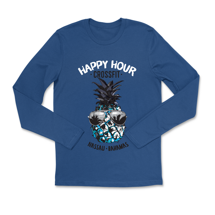 Happy Hour CrossFit Pineapple Dude Mens - Long Sleeve