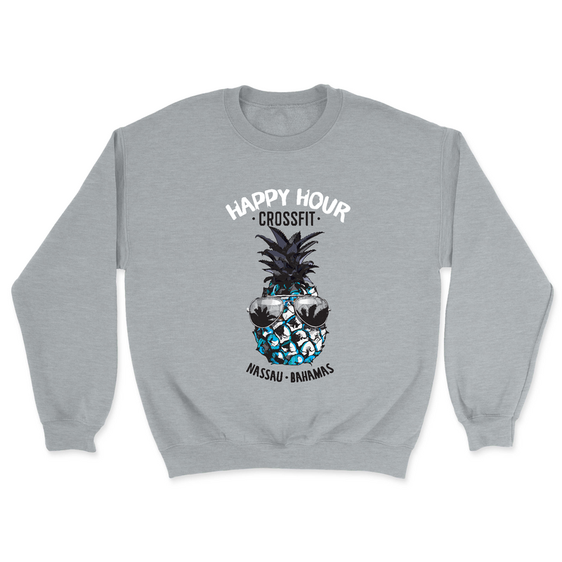Happy Hour CrossFit Pineapple Dude Mens - Midweight Sweatshirt