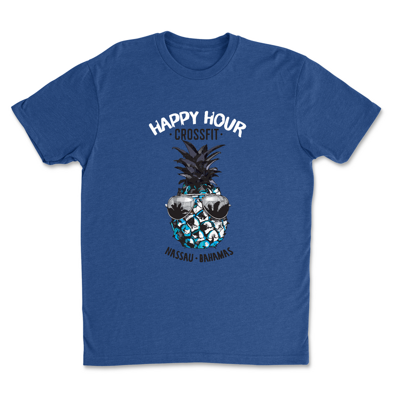 Happy Hour CrossFit Pineapple Dude Mens - T-Shirt