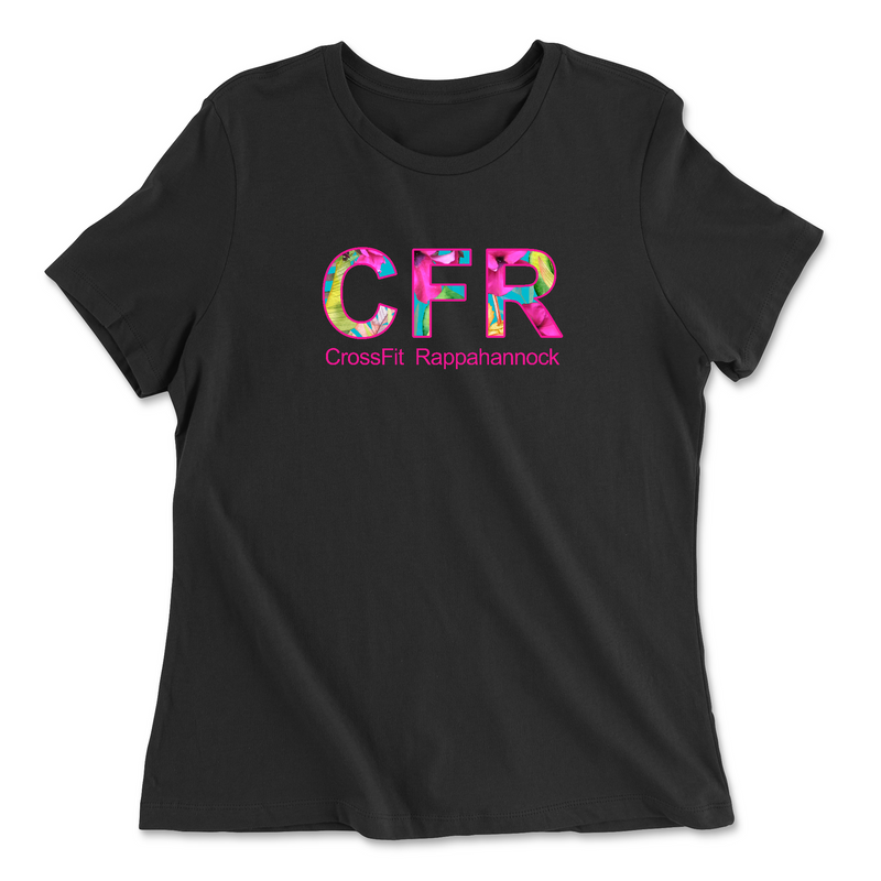 CrossFit Rappahannock Tropical Womens - Relaxed Jersey T-Shirt
