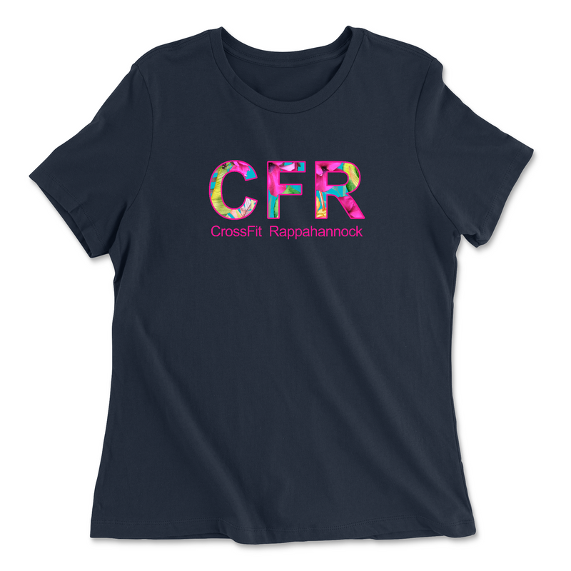 CrossFit Rappahannock Tropical Womens - Relaxed Jersey T-Shirt