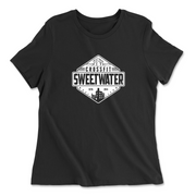 Womens 2X-Large BLACK Relaxed Jersey T-Shirt