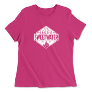 Womens 2X-Large BERRY Relaxed Jersey T-Shirt