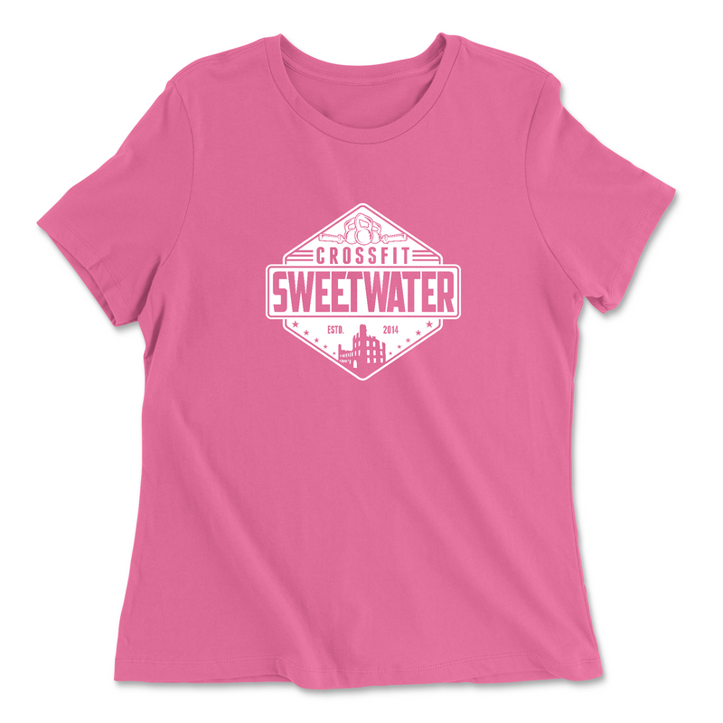 Womens 2X-Large CHARITY_PINK Relaxed Jersey T-Shirt