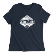 Womens 2X-Large NAVY Relaxed Jersey T-Shirt
