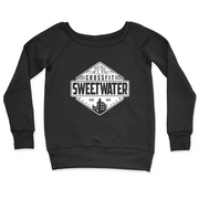Womens 2X-Large BLACK CrewNeck
