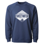 Mens 2X-Large INDIGO CrewNeck