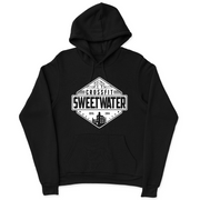 Mens 2X-Large BLACK Hooded T-Shirt