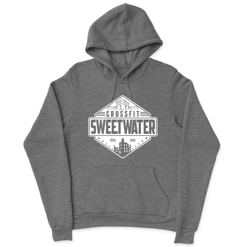 Mens 2X-Large GUNMETAL_HEATHER Hooded T-Shirt
