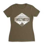 Womens 2X-Large MILITARY_GREEN T-Shirt