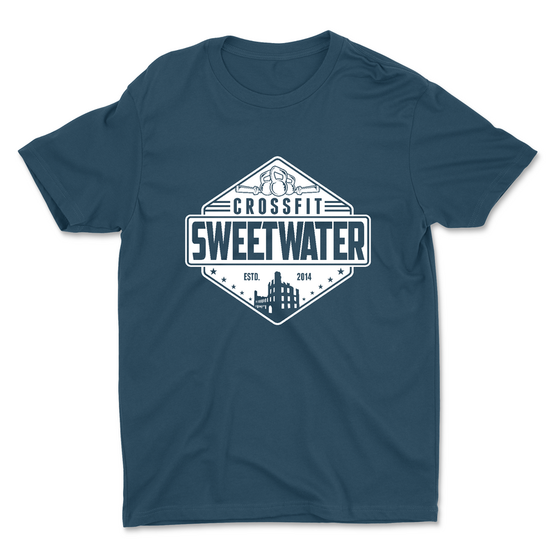 Unisex 2X-Large COOL_BLUE Cotton T-Shirt