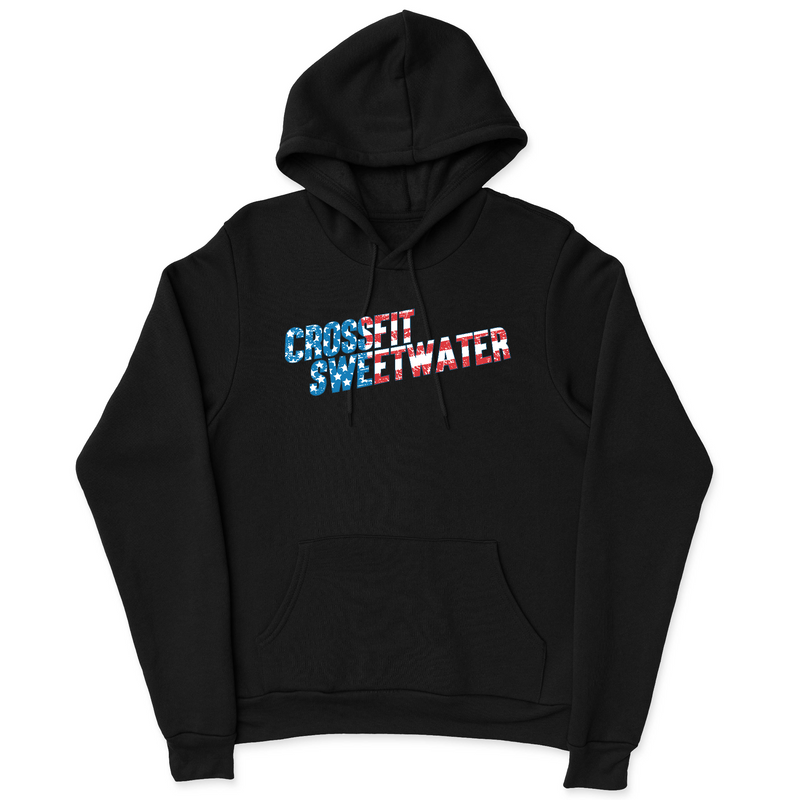 Mens 2X-Large BLACK Hooded T-Shirt