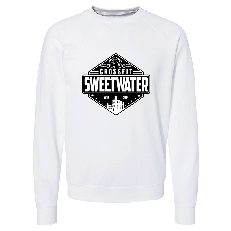 Mens 2X-Large WHITE CrewNeck