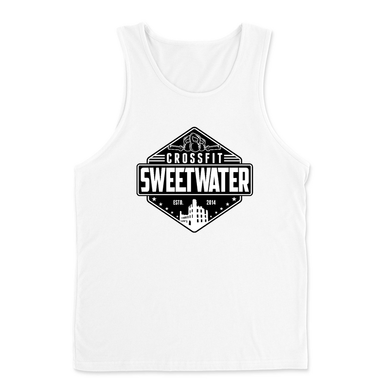 Mens 2X-Large WHITE Tank Top