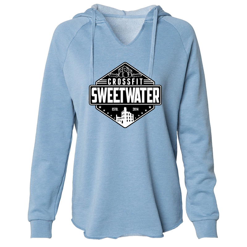 Womens 2X-Large MISTY_BLUE Hoodie