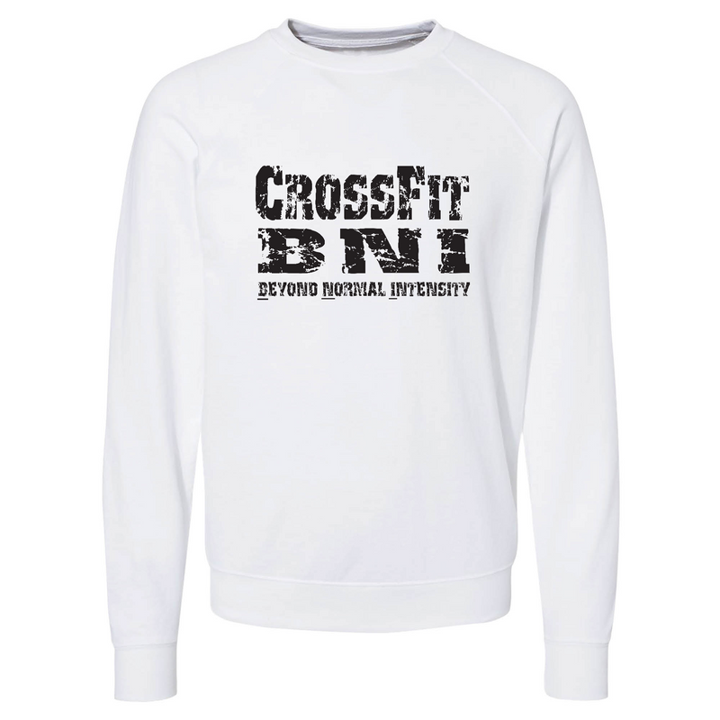 Mens 2X-Large WHITE CrewNeck