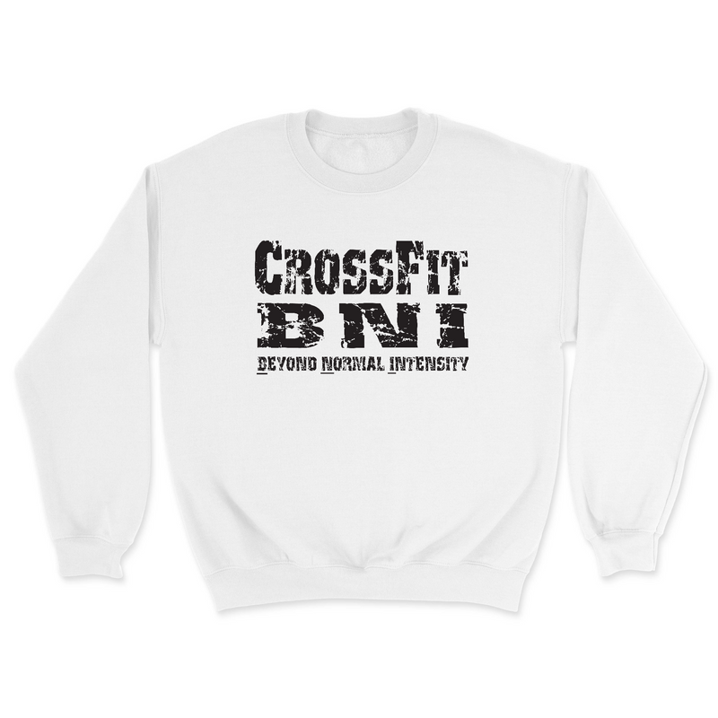 Mens 2X-Large WHITE Midweight Sweatshirt