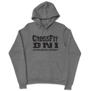 Mens 2X-Large GUNMETAL_HEATHER Hooded T-Shirt