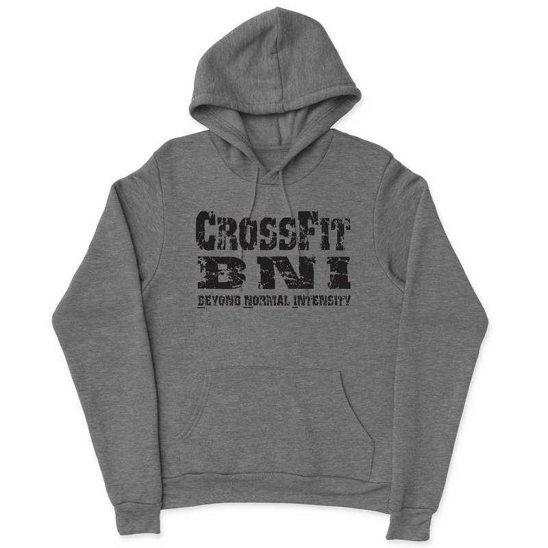 Mens 2X-Large GUNMETAL_HEATHER Hooded T-Shirt