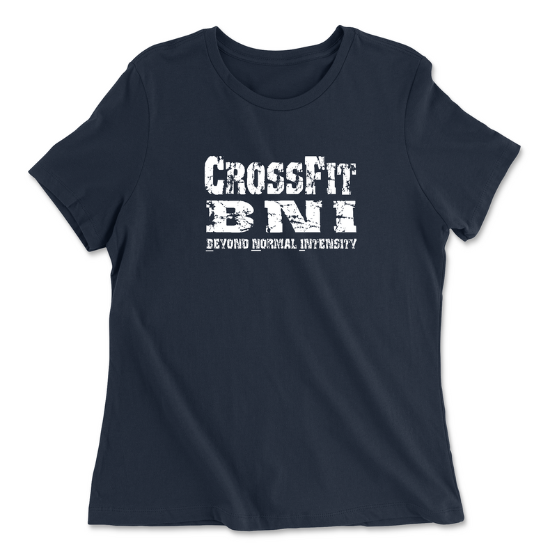 Womens 2X-Large NAVY Relaxed Jersey T-Shirt