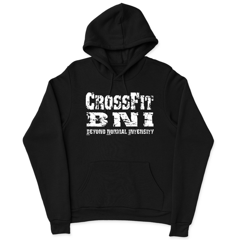Mens 2X-Large BLACK Hooded T-Shirt