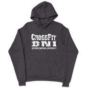 Mens 2X-Large CHARCOAL_HEATHER Hooded T-Shirt