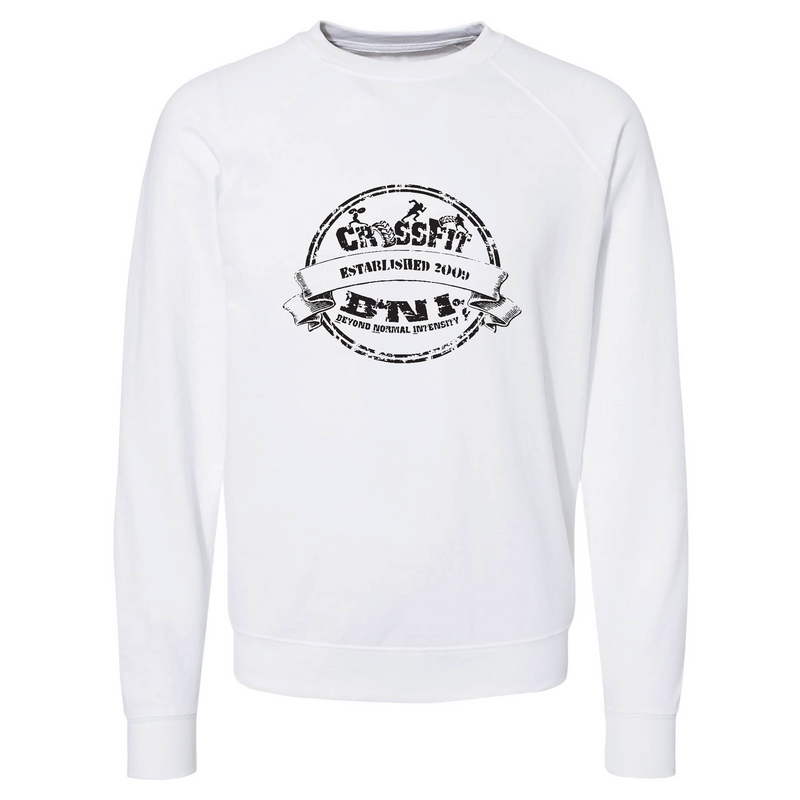 Mens 2X-Large WHITE CrewNeck